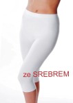 schlankmachende, figurformende Anti-Cellulite-Capri-Hose mit Nanosilber