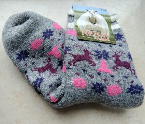 Skarpety rozgrzewające wełniane  (85%) THERMAL - rozm. 39-42 - WZ89 - prod. Nebat         