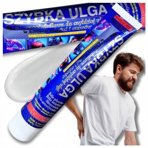 SZYBKA ULGA - maść przeciwbólowa na mięśnie i stawy, bóle reumatyczne, artretyczne, napięciowe, urazy sportowe - 110 ml 