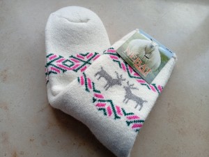 Skarpety rozgrzewające wełniane  (85%) THERMAL - rozm. 39-42 - WZ112 - prod. Nebat       