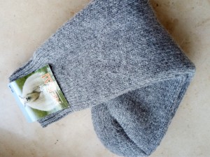 Skarpety rozgrzewające wełniane  (85%) THERMAL - rozm.  35-38 szare  - prod. Nebat