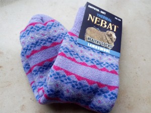 Skarpety rozgrzewające wełniane  (80%) THERMAL - rozm. 36-39 - WZÓR14  - prod. Nebat