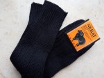 Skarpety rozgrzewające wełniane  (99%) THERMAL - rozm.  43-46 czarne  - prod. Nebat