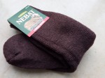 Skarpety rozgrzewające wełniane (80%) THERMAL - rozm. 40-44 brązowe  - prod. Nebat