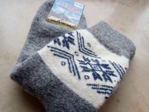 Skarpety rozgrzewające wełniane  (85%) THERMAL - rozm. 41-44 - WZ71  - prod. Nebat  