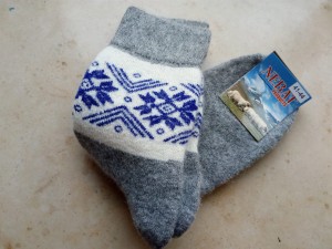 Skarpety rozgrzewające wełniane  (85%) THERMAL - rozm. 41-44 - WZ74 - prod. Nebat     