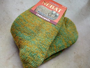 Skarpety rozgrzewające wełniane  (80%) THERMAL - rozm. 36-39 - WZ87 - melanż - prod. Nebat    