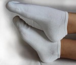 Skarpety - stopki z przędzy AMICOR™ dla diabetyków i na delikatne stopy - WYŚCIEŁANE - beżowe i czarne -  prod. ANTISTRESS 