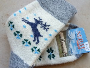 Skarpety rozgrzewające wełniane  (85%) THERMAL - rozm. 36-40 - WZ54 - prod. Nebat     