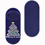 Skarpety stopki domowe bawełniane frotte z ABS (antypoślizgowe) - granatowe -  Steven             