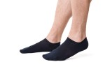 Skarpety - stopki męskie z wełny merynosów (67,5%) - granatowe - Steven 