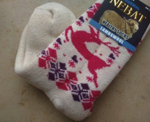 Skarpety rozgrzewające wełniane  (80%) THERMAL - rozm. 36-39 - WZÓR21-A  - prod. Nebat 