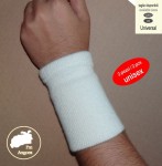 Opaski mankiety rozgrzewające na nadgarstki z angorą (para) - kremowe - prod. CzSalus