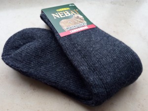 Skarpety rozgrzewające wełniane (80%) THERMAL - rozm. 40-44 grafitowe  - prod. Nebat